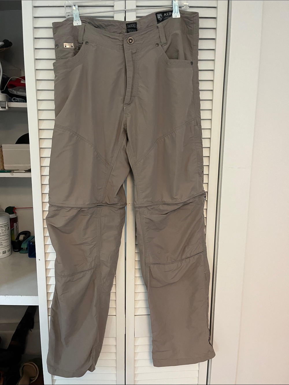 Kuhl Liberator Stealth Zip Off Pants Sz 34/32